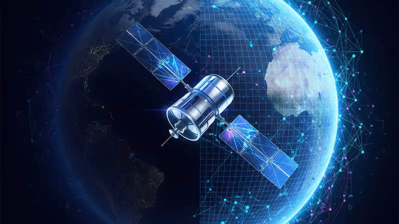 우주 망원경과 예산 회복을 나타내는 디지털 그래프