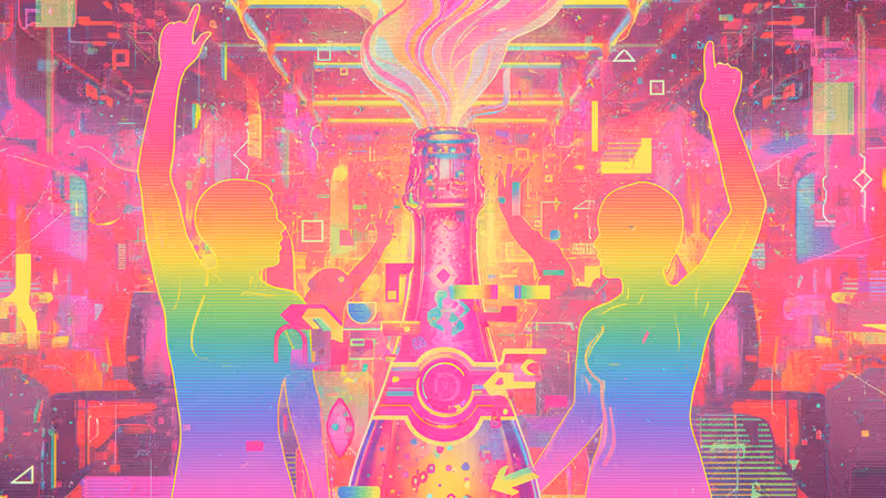 夜のスイス・スキーリゾートに集結する緊急車両の光