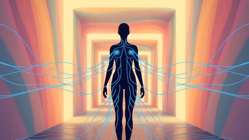 在圖書館中將書籍轉化為數據流的天才示意圖