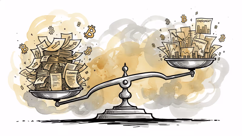 加密貨幣財報季登場，就業數據將左右市場走向