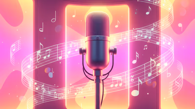 エメラルドグリーンの光に包まれたステージで歌うエルファバのシルエット