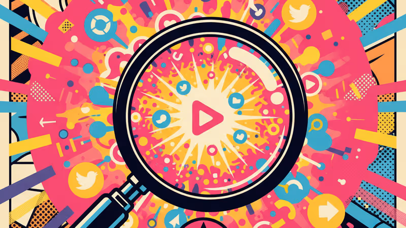 A magnifying glass over a Dan Piraro Bizarro comic strip