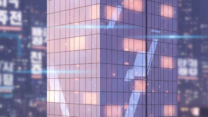 BTS 柾國住所附近的夜景與法律行動的意象圖