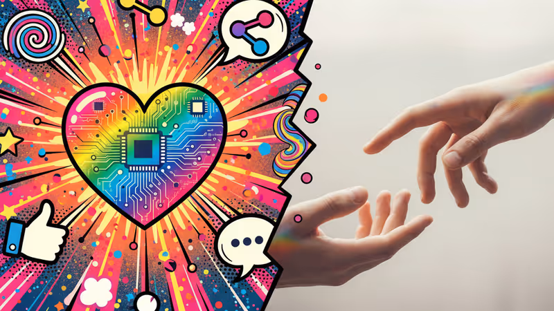 2026年數位與現實約會趨勢的鮮明對比