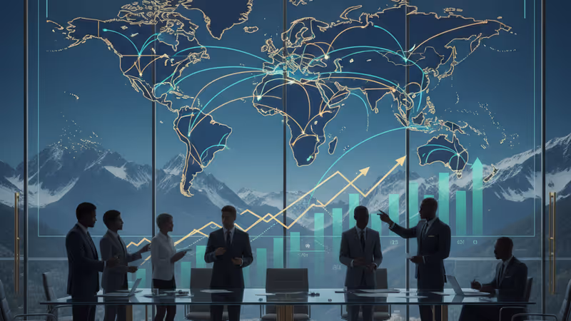 達沃斯論壇上討論AI與就業機會的商界領袖