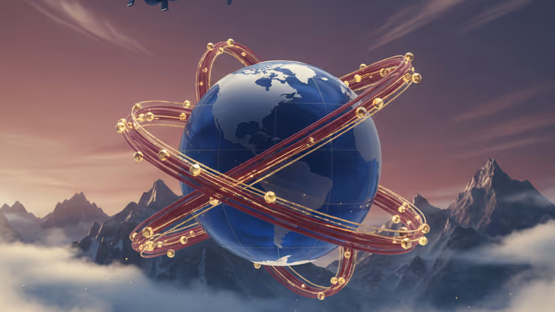 紅色背景下韓國半島地圖上的軍用無人機剪影