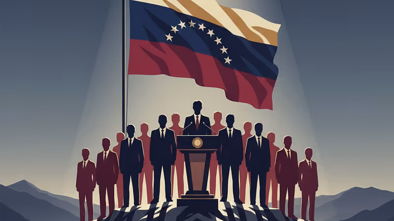 ベネズエラ暫定大統領に就任したデルシー・ロドリゲス氏のイメージ