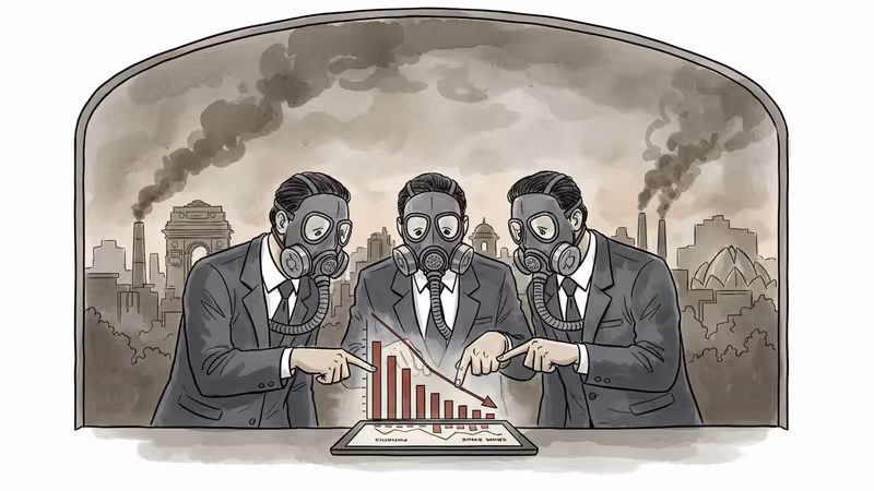 德里霧霾重創企業營收，零售建築業績大幅下滑