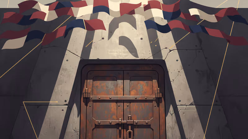 Interior of a dark, narrow secret prison cell discovered in Hadramout, Yemen.