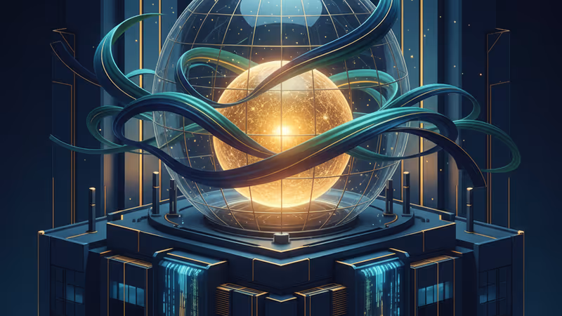 디즈니 로고가 새겨진 현대적인 기업 로비 전경