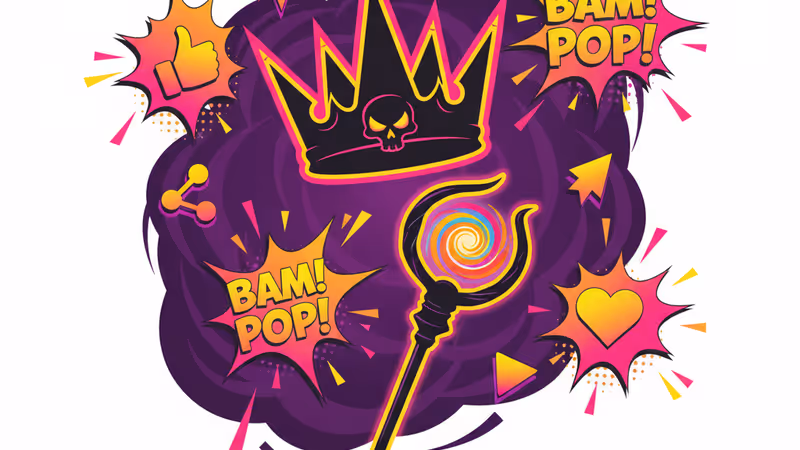 充滿神祕氛圍的深海王座與發光的魔法貝殼