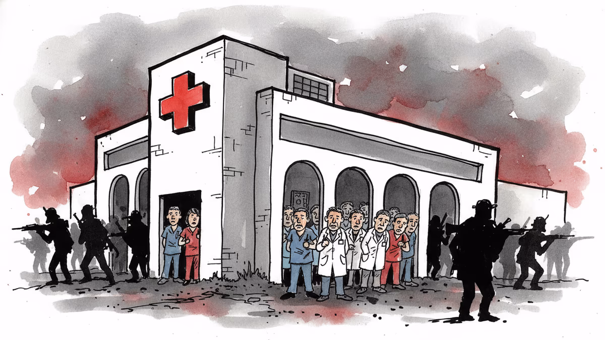 ガザの病院で武装集団が出没、国境なき医師団が一部業務停止