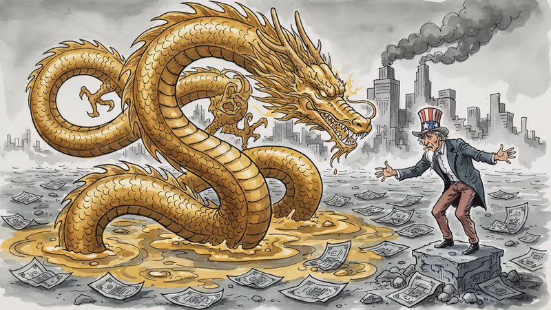 美元貶值與黃金飆漲為中國創造罕見機遇