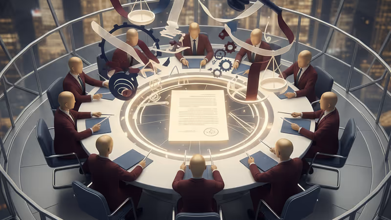 特朗普與多國領袖簽署和平板憲章的儀式現場