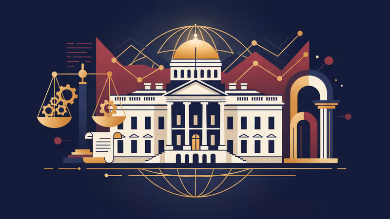 NASA巨型火箭與紐約天際線，象徵美國在爭議中的前進與轉型