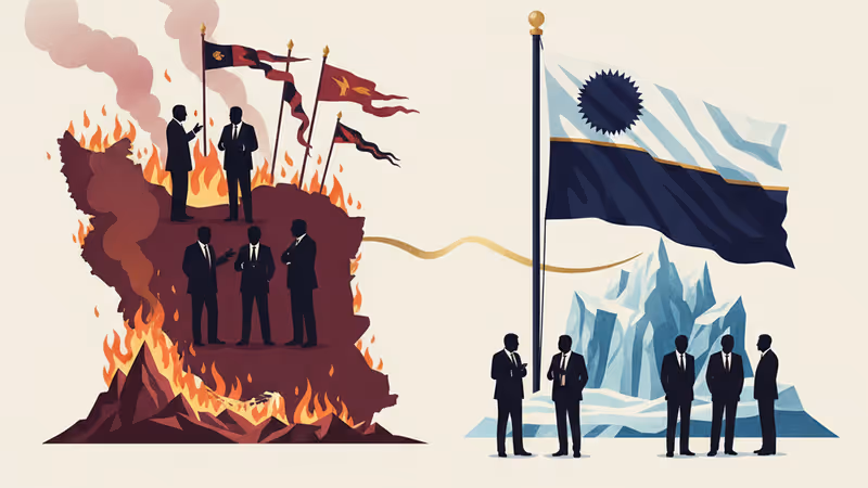 Comparison of Trump's Iran critique and Greenland's sovereignty stance