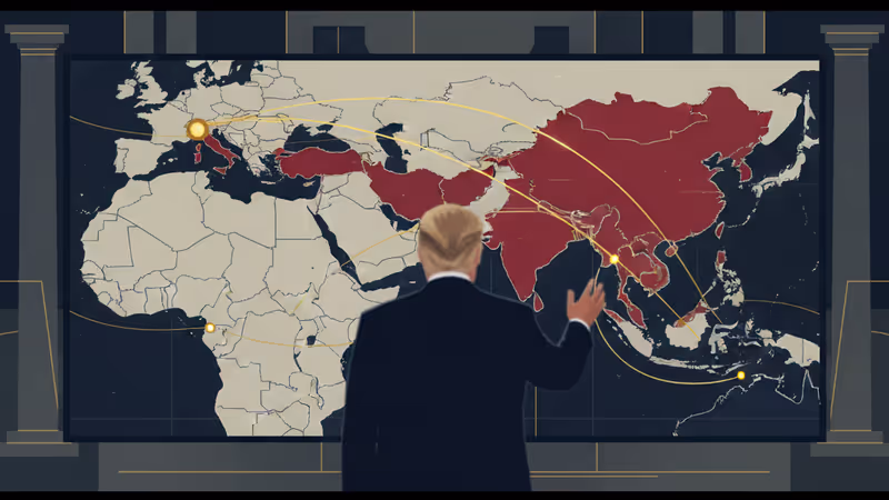 President Trump addressing the media about Iran at the White House