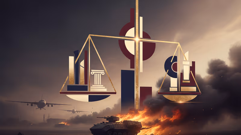 Smoke rising from La Carlota air base in Caracas after U.S. military operation