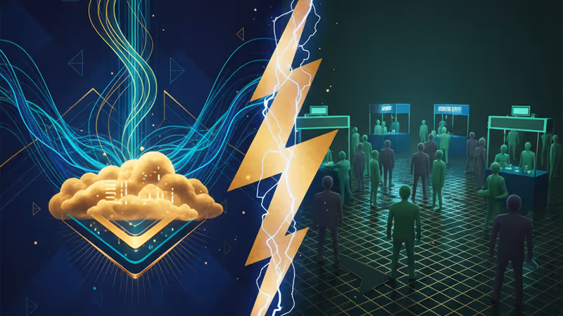 道瓊工業指數5萬點與就業增長放緩的對比示意圖