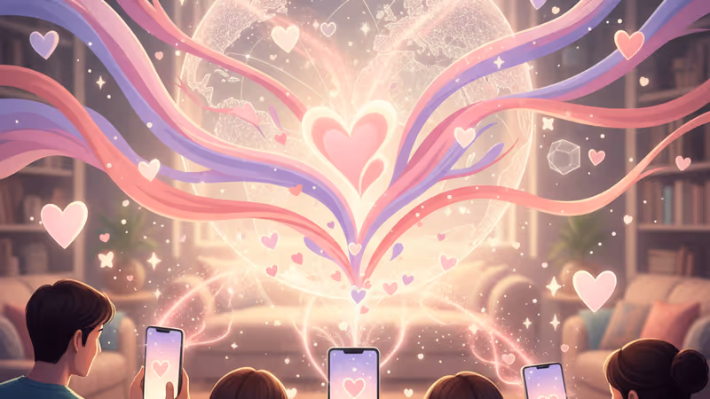 Global K-drama fans sharing excitement on their smartphones