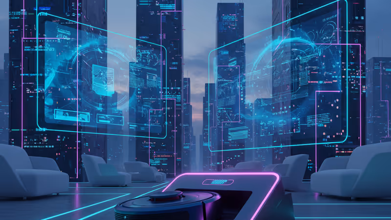 Dreame X40 Ultra robot vacuum docking in a modern home