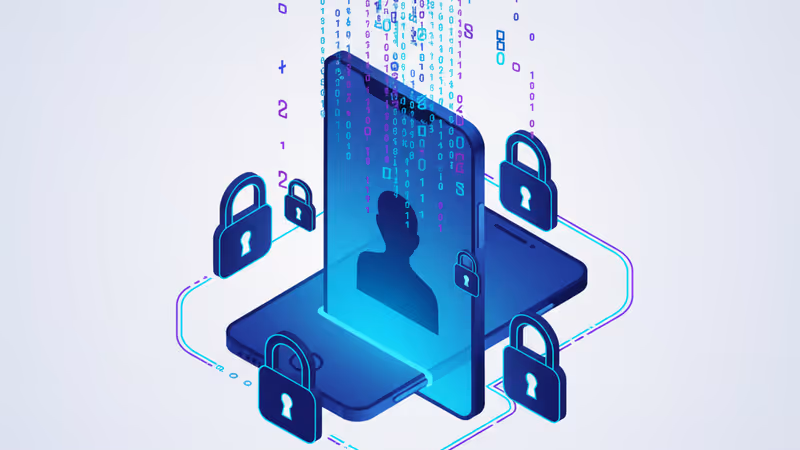 Digital security concept with X logo and AI code