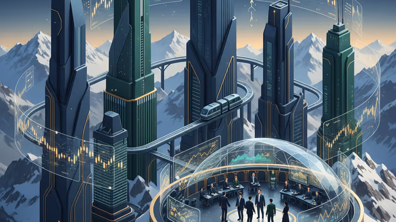 Elon Musk at the WEF Davos 2026 venue