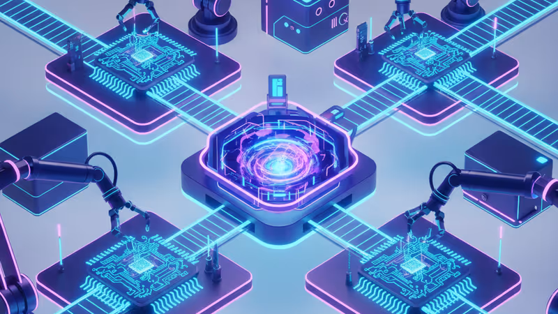 Neuralinkの脳インプラントが製造ラインに並ぶ様子