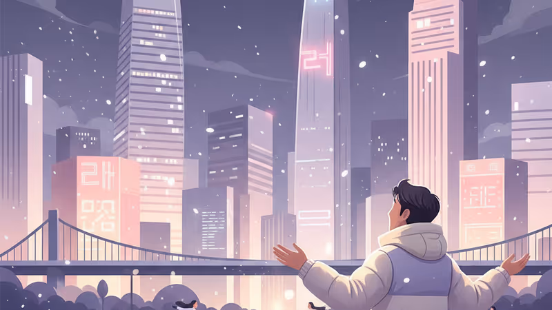 점수 발표 후 눈시울을 붉히는 김진서 피겨 코치의 모습