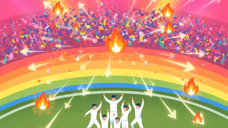 英格蘭板球隊在墨爾本球場慶祝歷史性勝利