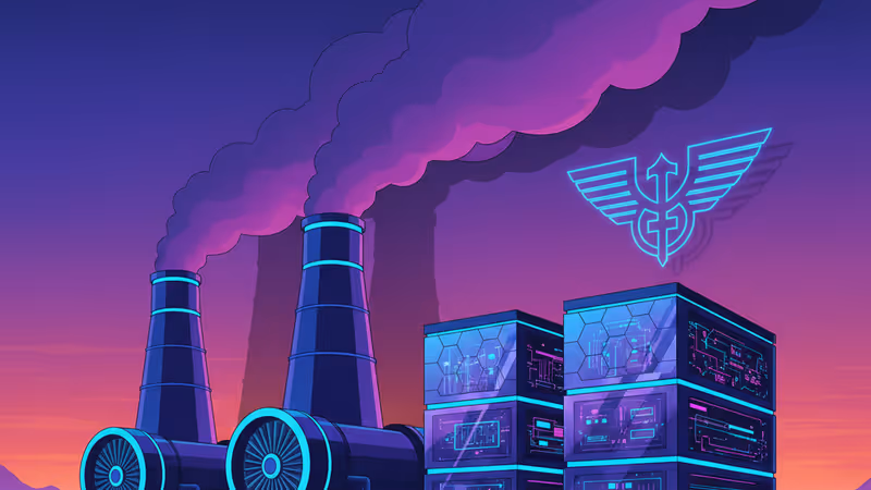 View of xAI's Memphis data center and gas turbines