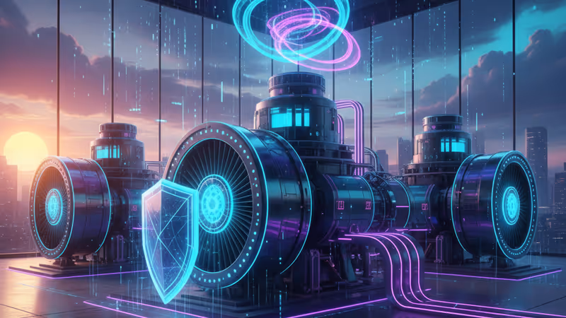 Industrial gas turbines at the xAI Tennessee data center