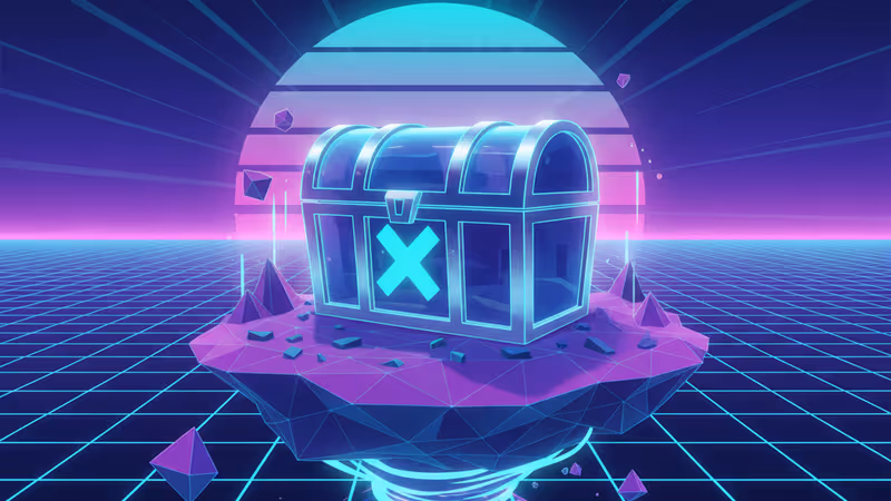 포트나이트 스타일의 가상 세계 속 유료 행운의 바퀴와 금지 표시