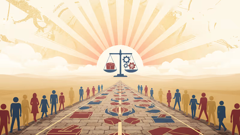 エチオピア北部の荒野を通る幹線道路の風景