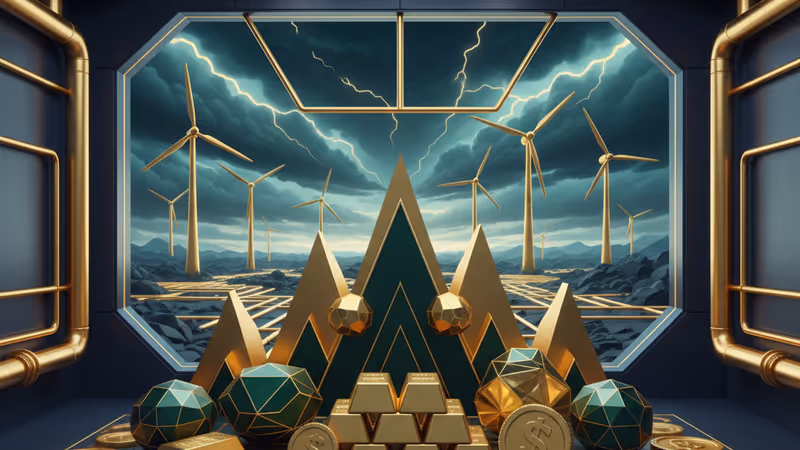 High-tech data center infrastructure integrated with renewable energy elements in Europe