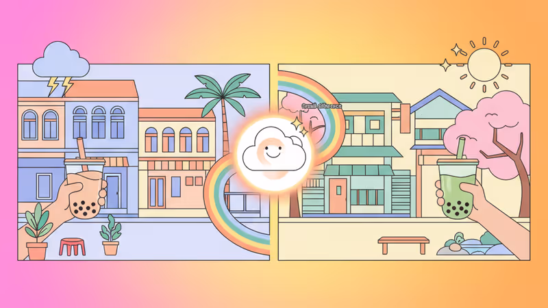 描繪新加坡與日本文化差異的趣味漫畫