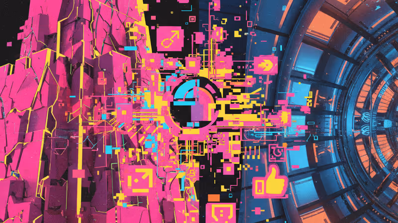 科幻電影經典元素與星際背景交織的視覺設計