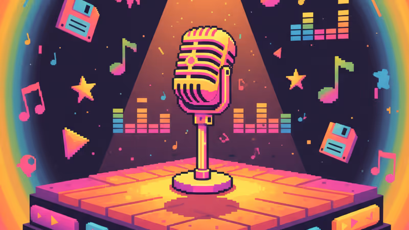 映画の舞台で熱唱するヒュー・ジャックマンとケイト・ハドソンの姿