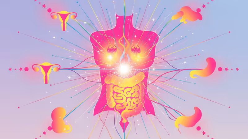 多様な女性のシルエットと自然を象徴する花のイラスト