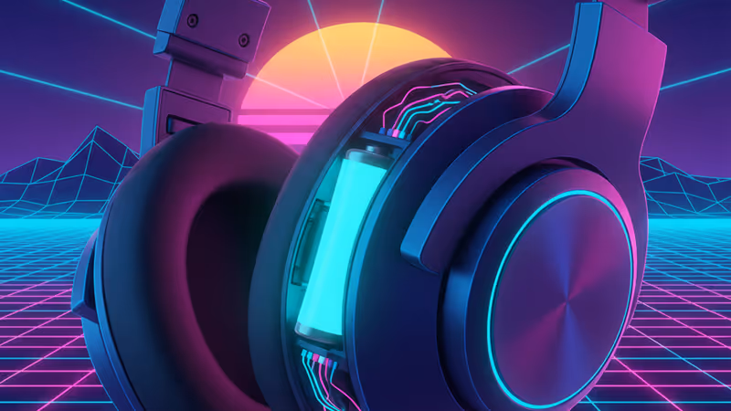 展示模組化零件更換的 Fender Audio Mix 無線耳機