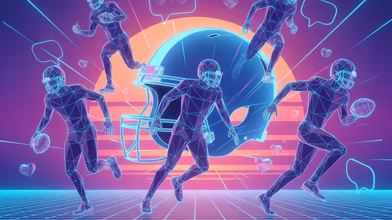 在智慧型手機上觀看 2026 年世界盃直播與創作者內容的示意圖