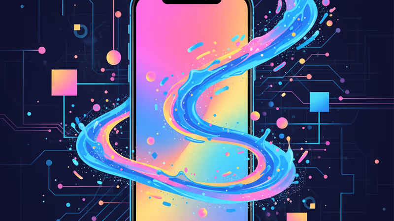 AIアプリからのデータ漏洩を象徴するデジタルイメージ