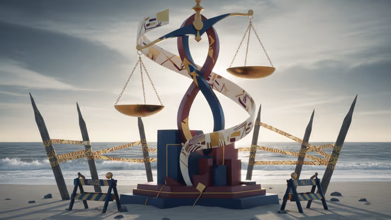 厄瓜多沿海漁港的黃昏，氣氛凝重且荒涼