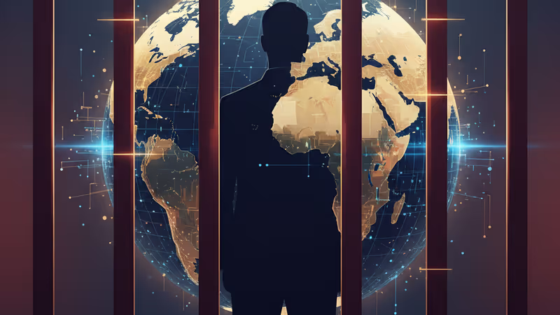 象徵印度法律與長期羈押的法槌與文書