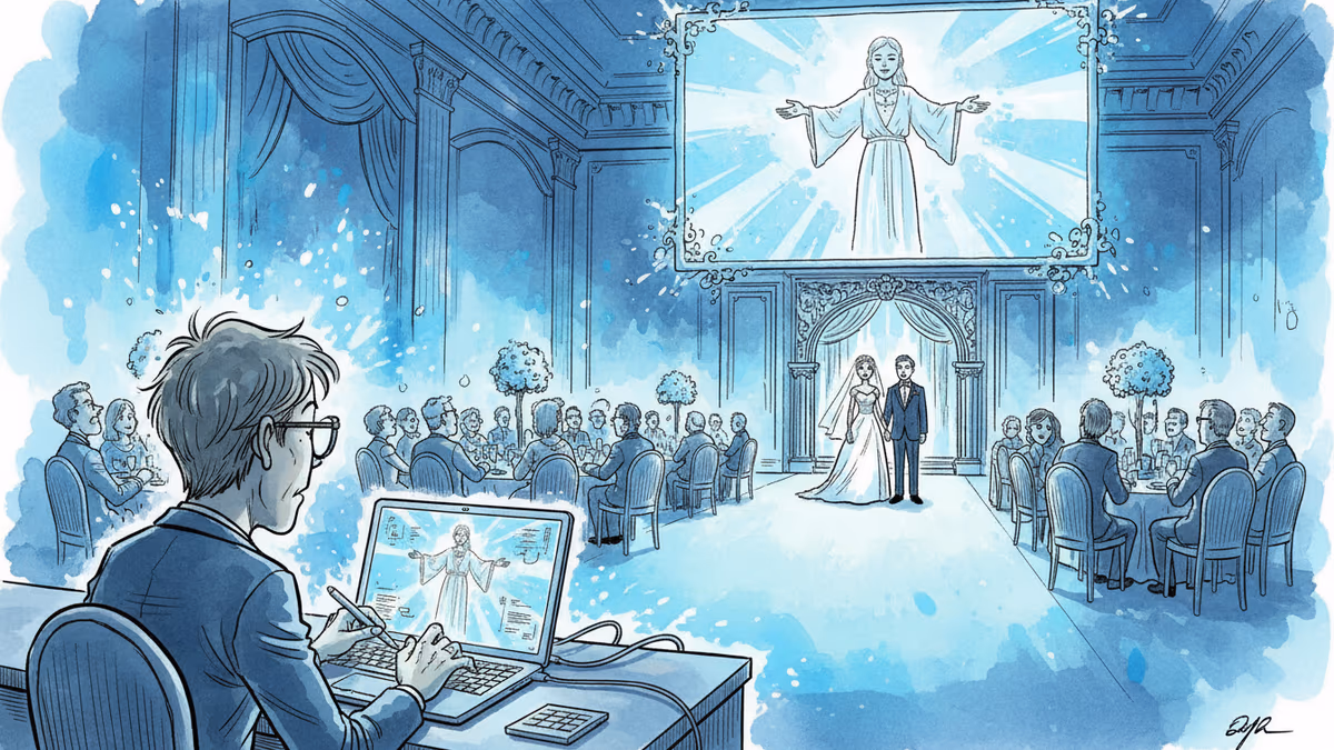 죽은 가족을 AI로 되살려 결혼식에 초대하는 사람들