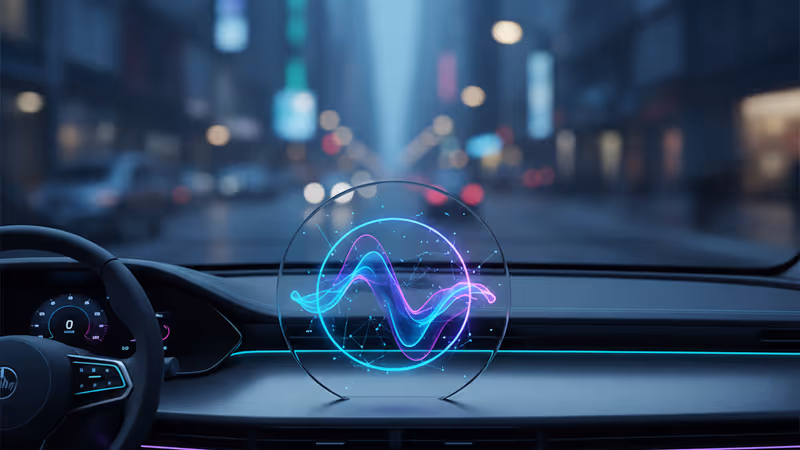 포드 자율주행 자동차의 미래지향적인 내부 인테리어 모습