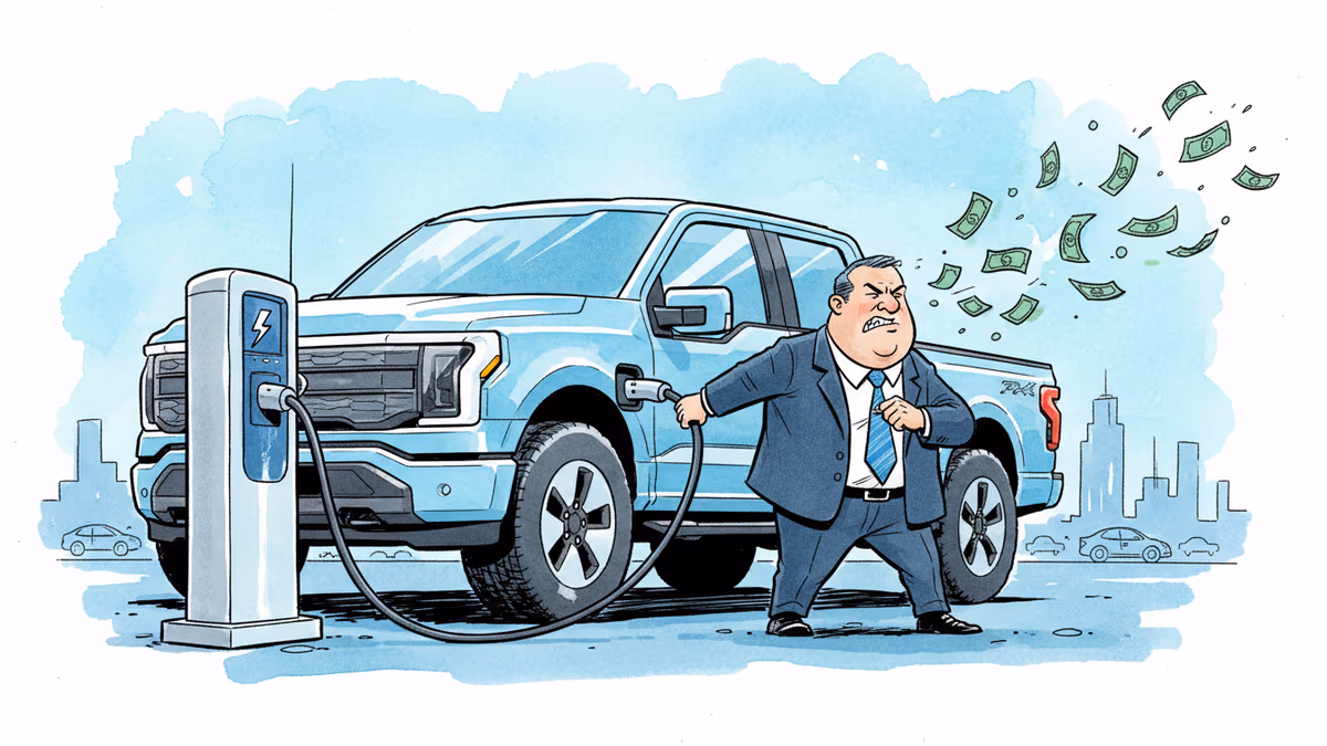 フォード、EVから撤退？195億ドルの損失が示す電動化戦略の転換点