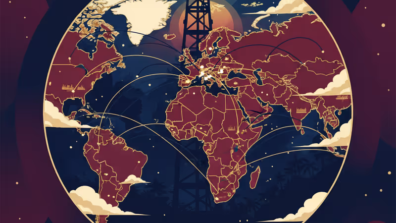 泰柬邊境清晨寂靜的道路與兩旁的哨塔