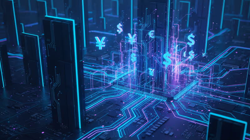 프레임워크 DDR5 RAM 모듈과 가격 상승을 상징하는 그래프