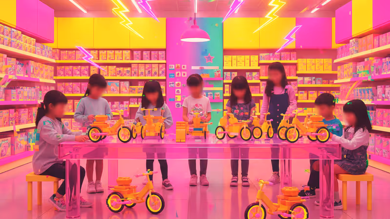 무료 증정되는 레고 버거 바이크 카트 모델의 모습